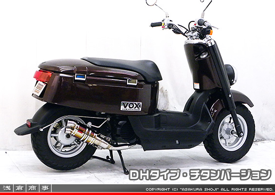VOX デラックス【JBH-SA52J】用 ZZRタイプマフラー DHタイプ チタンバージョン