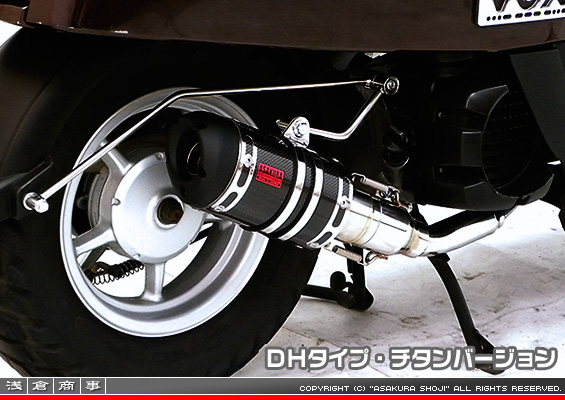 VOX デラックス【JBH-SA52J】用 ZZRタイプマフラー EVOタイプ ブラックカーボンバージョン
