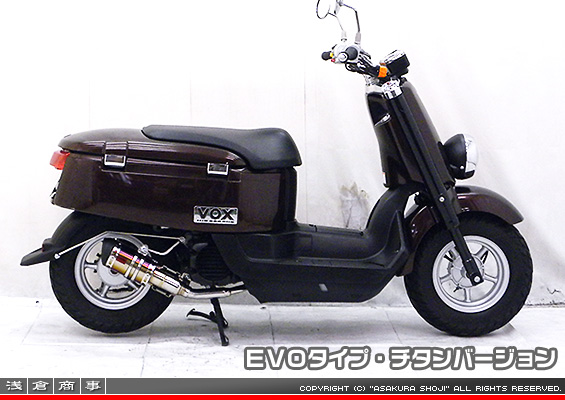 VOX デラックス【JBH-SA52J】用 ZZRタイプマフラー EVOタイプ チタンバージョン
