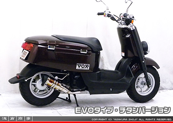 VOX デラックス【JBH-SA52J】用 ZZRタイプマフラー EVOタイプ チタンバージョン