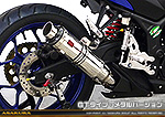 YZF-R25【JBK-RG10J】/YZF-R3【EBL-RH07J】用 TTRタイプマフラー GTタイプ メタルバージョン