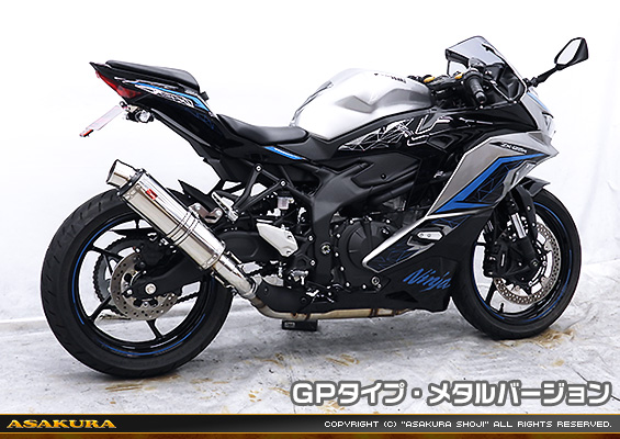 ZX-25R【8BK-ZX250H】用 TTRタイプマフラー GPタイプ メタルバージョン