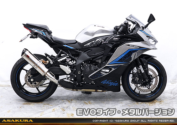 ZX-4R・ZX-4RR【8BL-ZX400P】用 TTRタイプマフラー EVOタイプ メタルバージョン