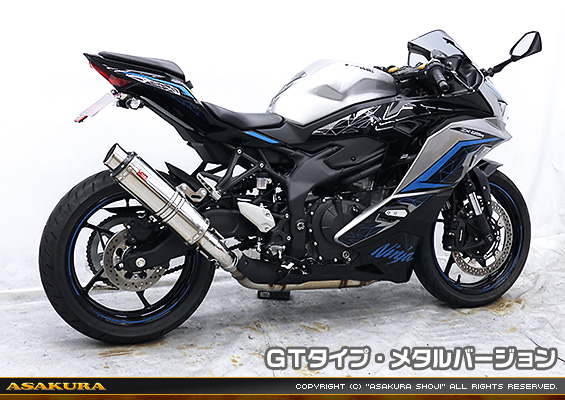ZX-4R・ZX-4RR【8BL-ZX400P】用 TTRタイプマフラー GTタイプ メタルバージョン